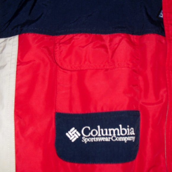 Columbia Mens sz. XL Winter Full Zip Hood Coat Jacket Red Navy Blue Grey New - Picture 3 of 8
